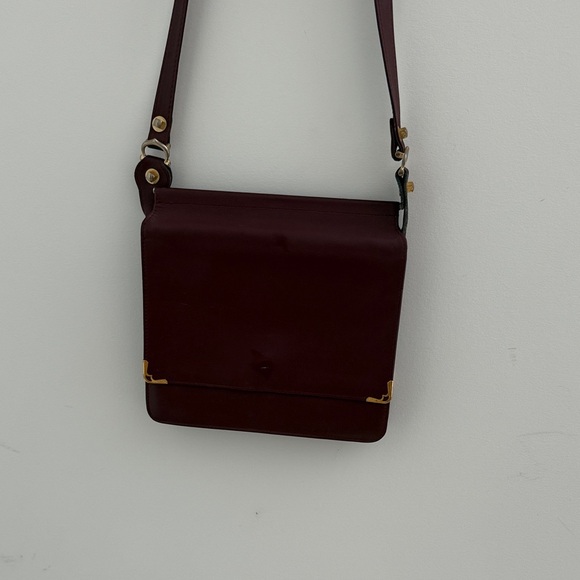 Cartier Deep Burgundy Crossbody Bag - Great shape. True Classic. - Picture 6 of 9